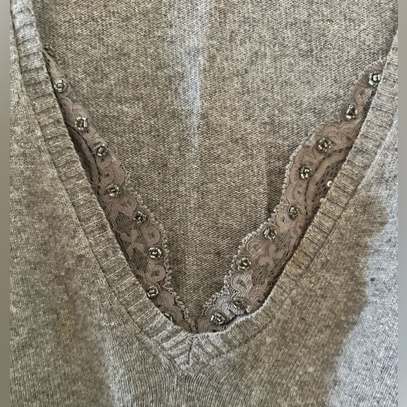 BCBG Grey Long Sweater - Picture 3 of 7